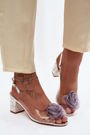 Sandály na podpatku model 228120 Step in style