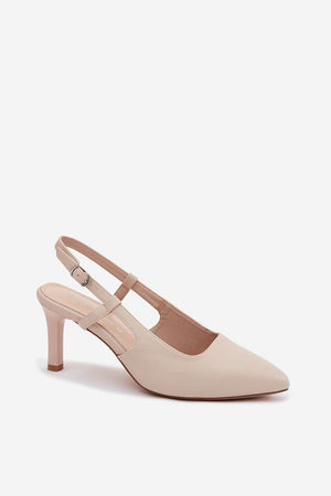 Sandály na podpatku model 228399 Step in style