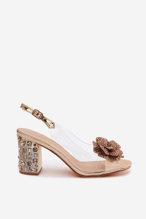 Sandály na podpatku model 228404 Step in style