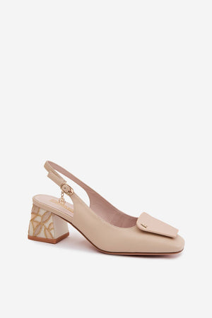 Lodičky na sloupku model 228407 Step in style