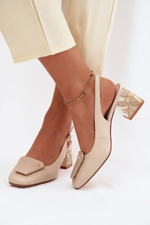 Lodičky na sloupku model 228407 Step in style