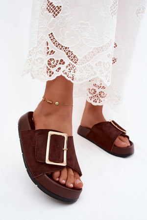 Klapky na platformě model 228785 Step in style