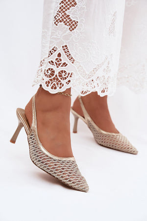 Sandály na podpatku model 228951 Step in style