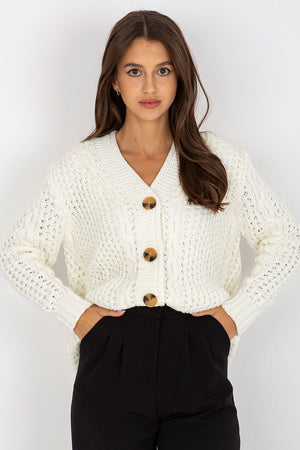 Svetr na zapínání model 170763 Rue Paris