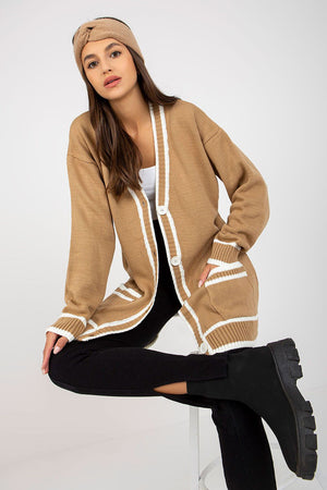 Svetr na zapínání model 170830 Rue Paris