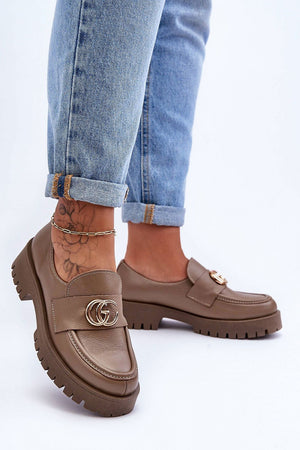 Polobotky na podpatku model 186415 Step in style