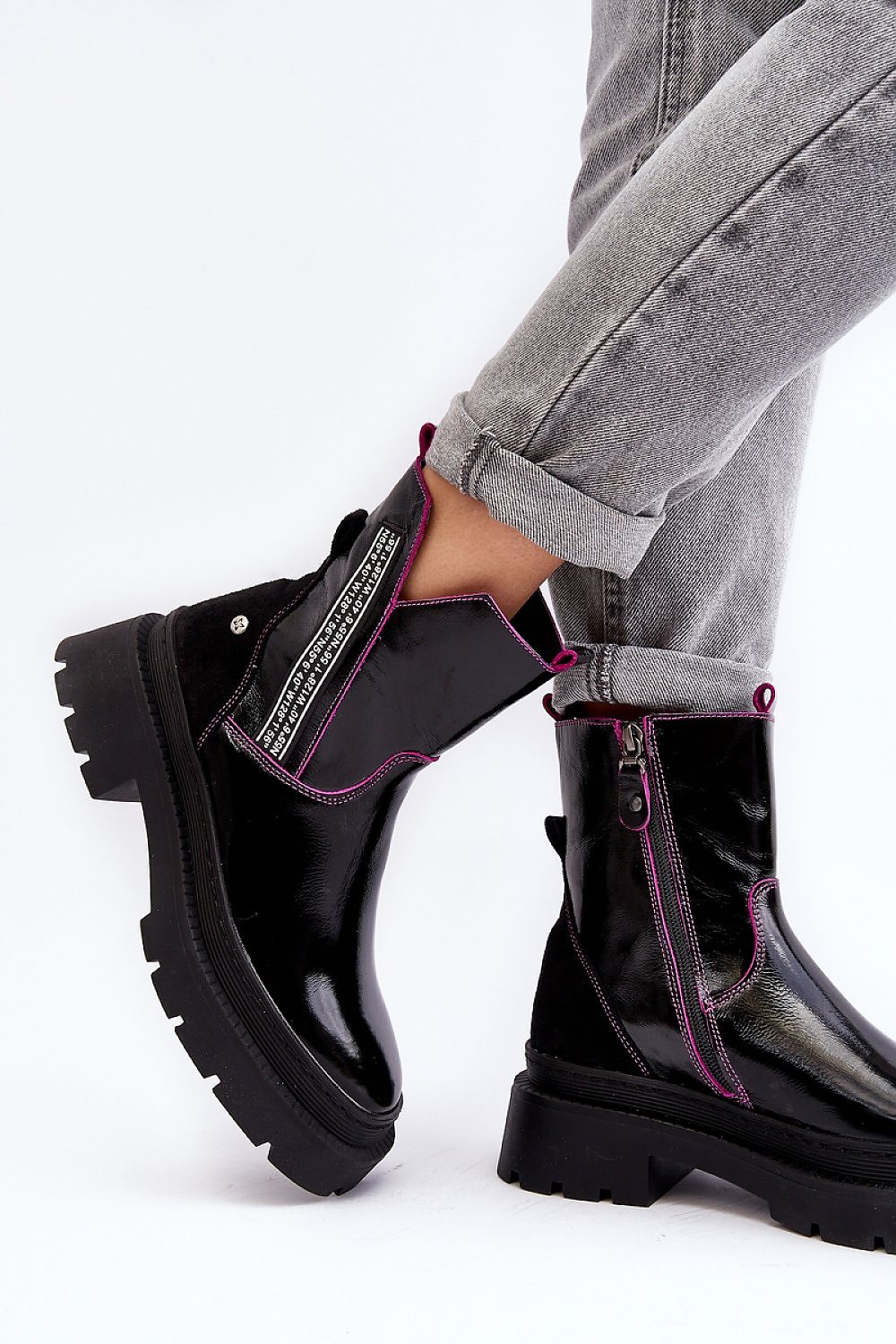  Polobotky na podpatku  model 190707 Step in style 