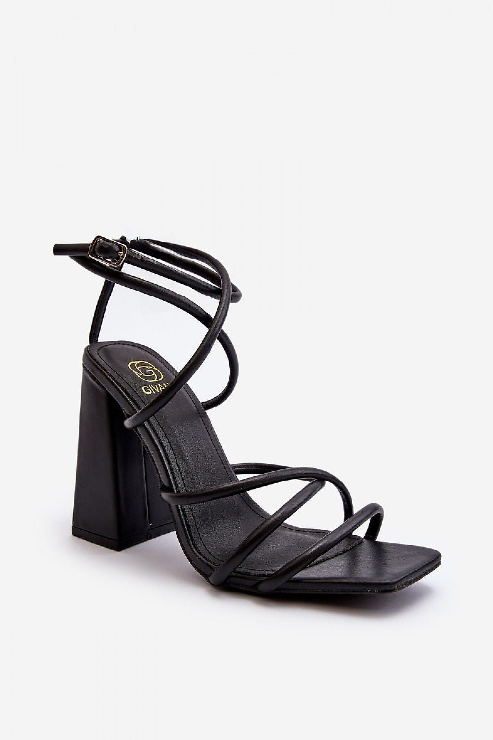  Sandály na podpatku  model 193936 Step in style 