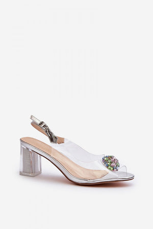  Sandály na podpatku  model 195424 Step in style 