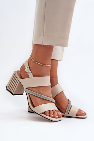  Sandály na podpatku  model 195551 Step in style 