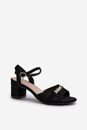  Sandály na podpatku  model 196332 Step in style 