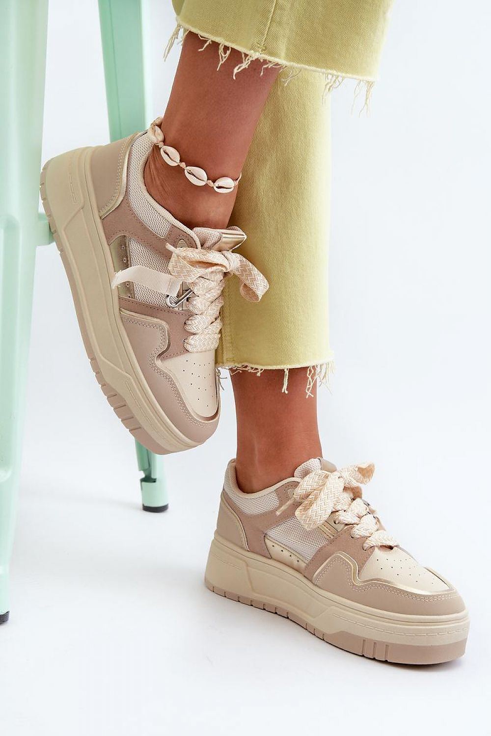  Sportovní boty na platformě model 196356 Step in style 