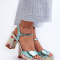  Sandály na podpatku  model 196970 Step in style 