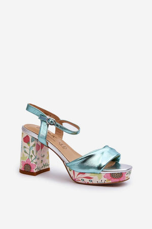  Sandály na podpatku  model 196970 Step in style 
