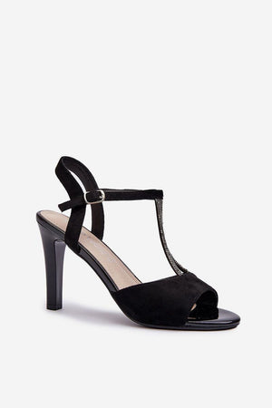  Sandály na podpatku  model 197092 Step in style 