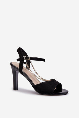  Sandály na podpatku  model 197093 Step in style 