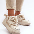  Sportovní boty na platformě model 198214 Step in style 