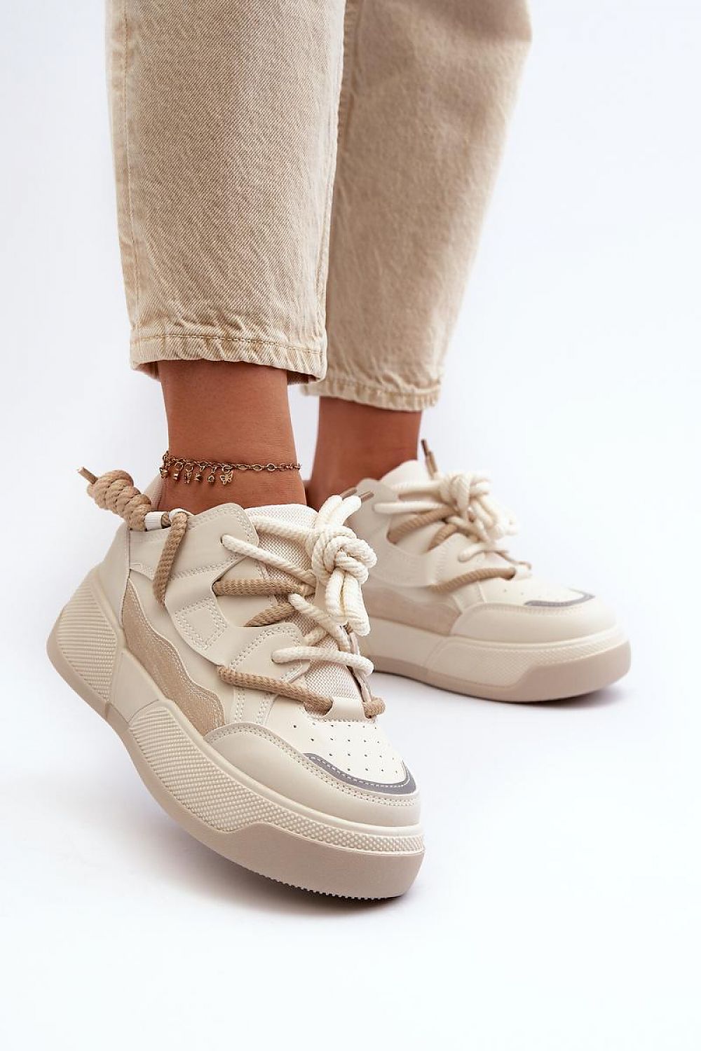  Sportovní boty na platformě model 198214 Step in style 