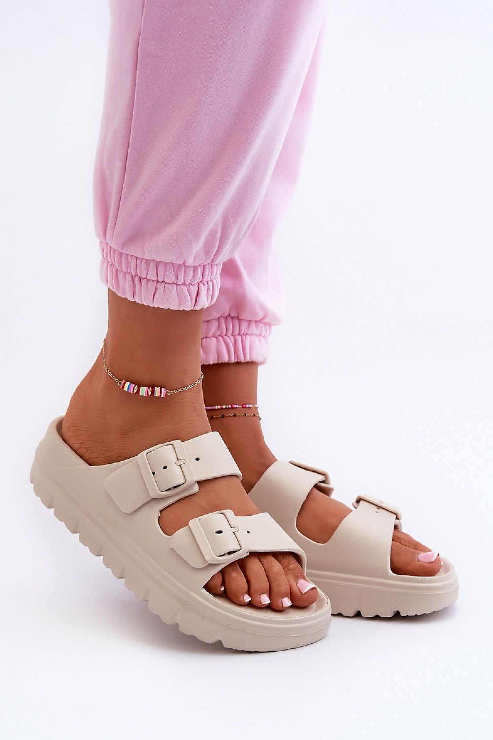  Klapky na platformě model 198283 Step in style 