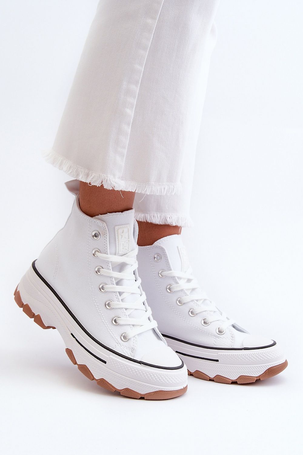 Tenisky na platformě model 198691 Step in style 