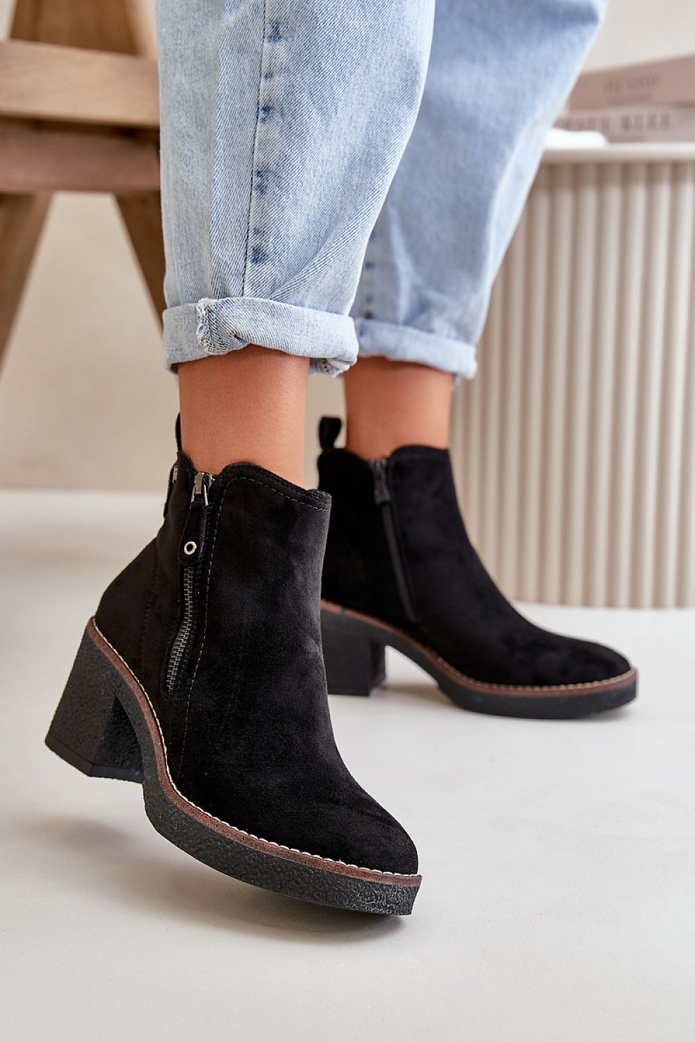  Boty na podpatku  model 199079 Step in style 