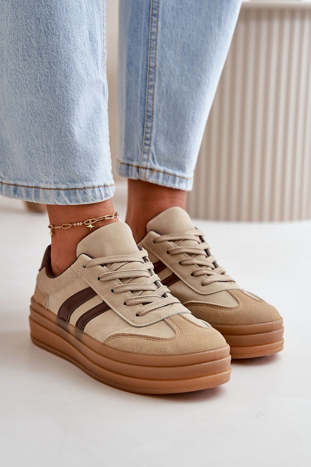  Sportovní boty na platformě model 199172 Step in style 