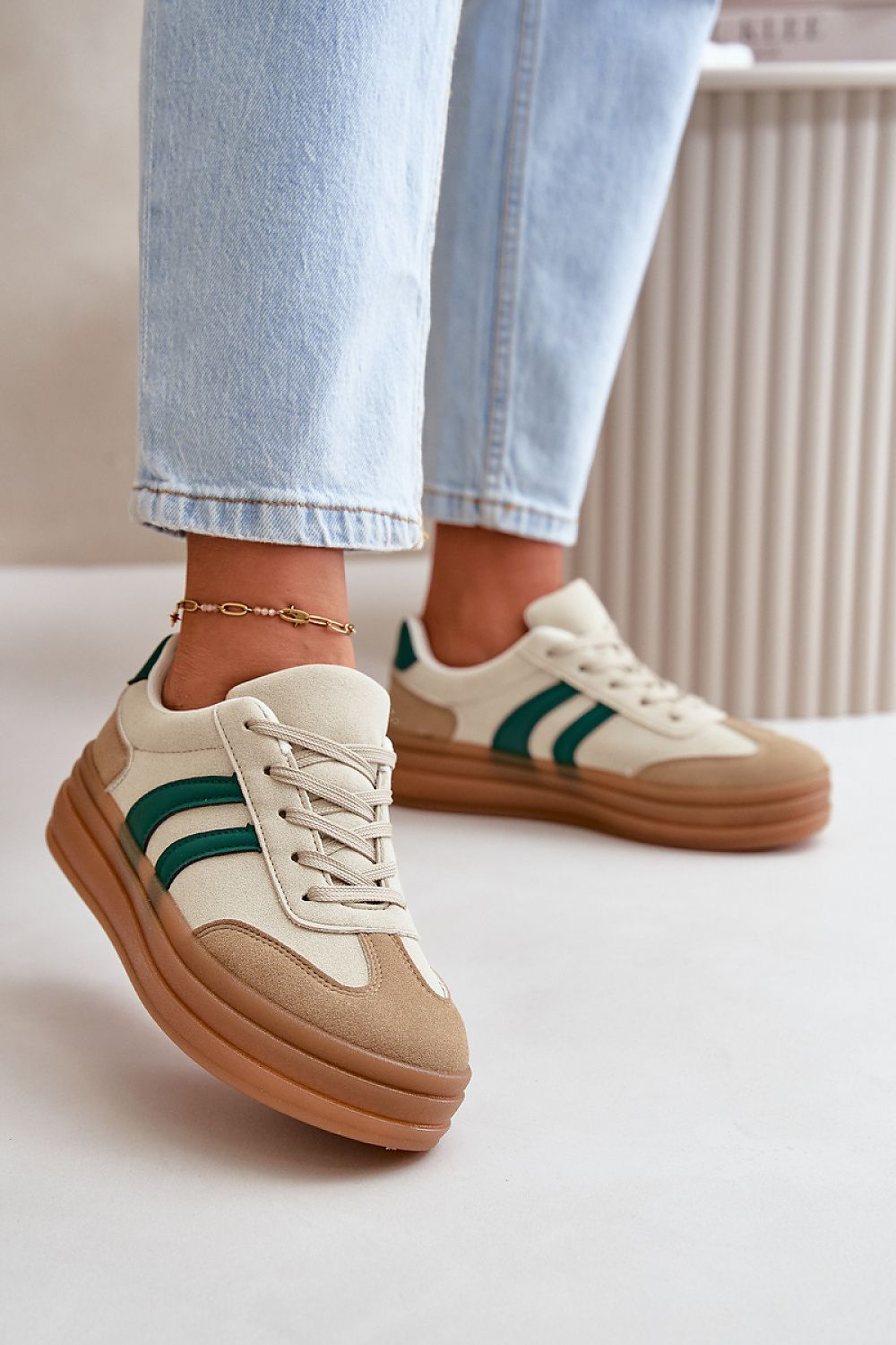 Sportovní boty na platformě model 199173 Step in style 