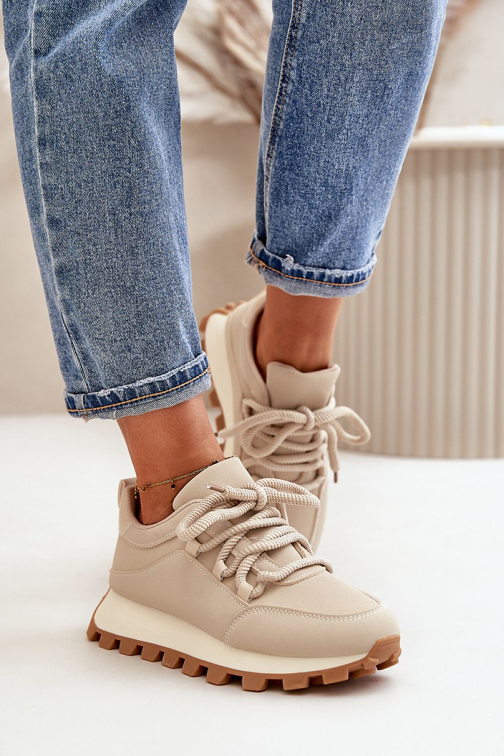  Sportovní boty na platformě model 199880 Step in style 