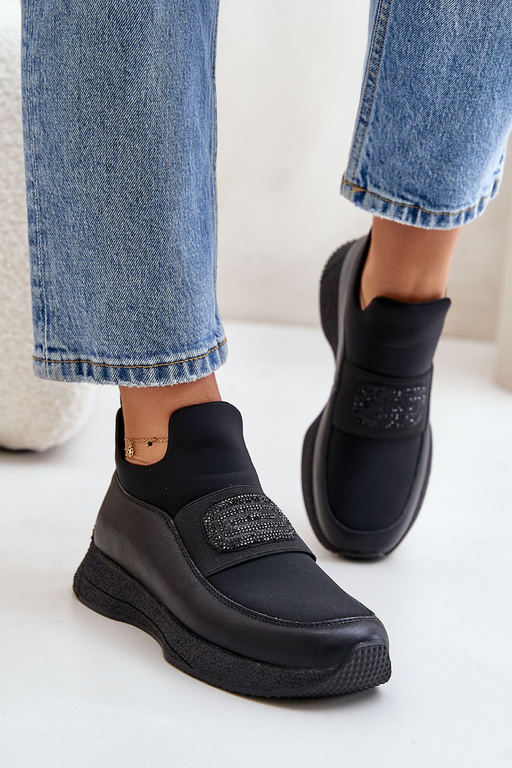 Sportovní boty na platformě model 201053 Step in style 