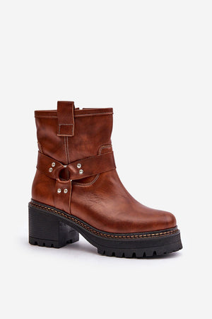  Boty na podpatku  model 201543 Step in style 