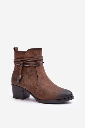  Boty na podpatku  model 201545 Step in style 
