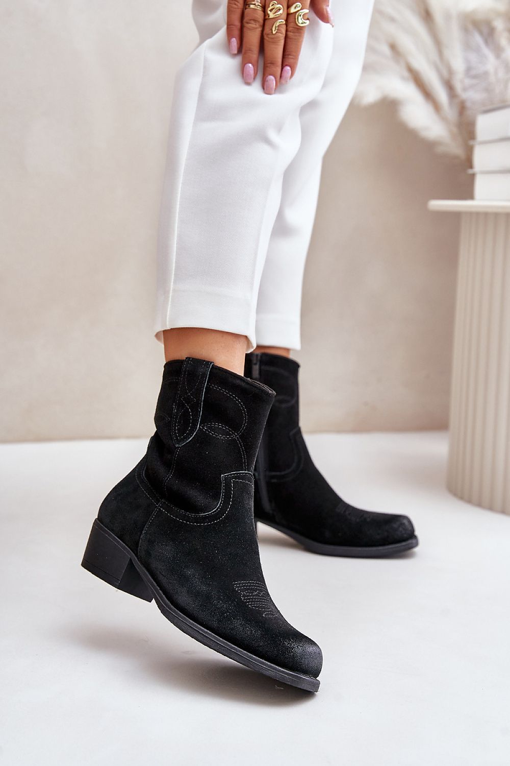  Boty na podpatku  model 201694 Step in style 