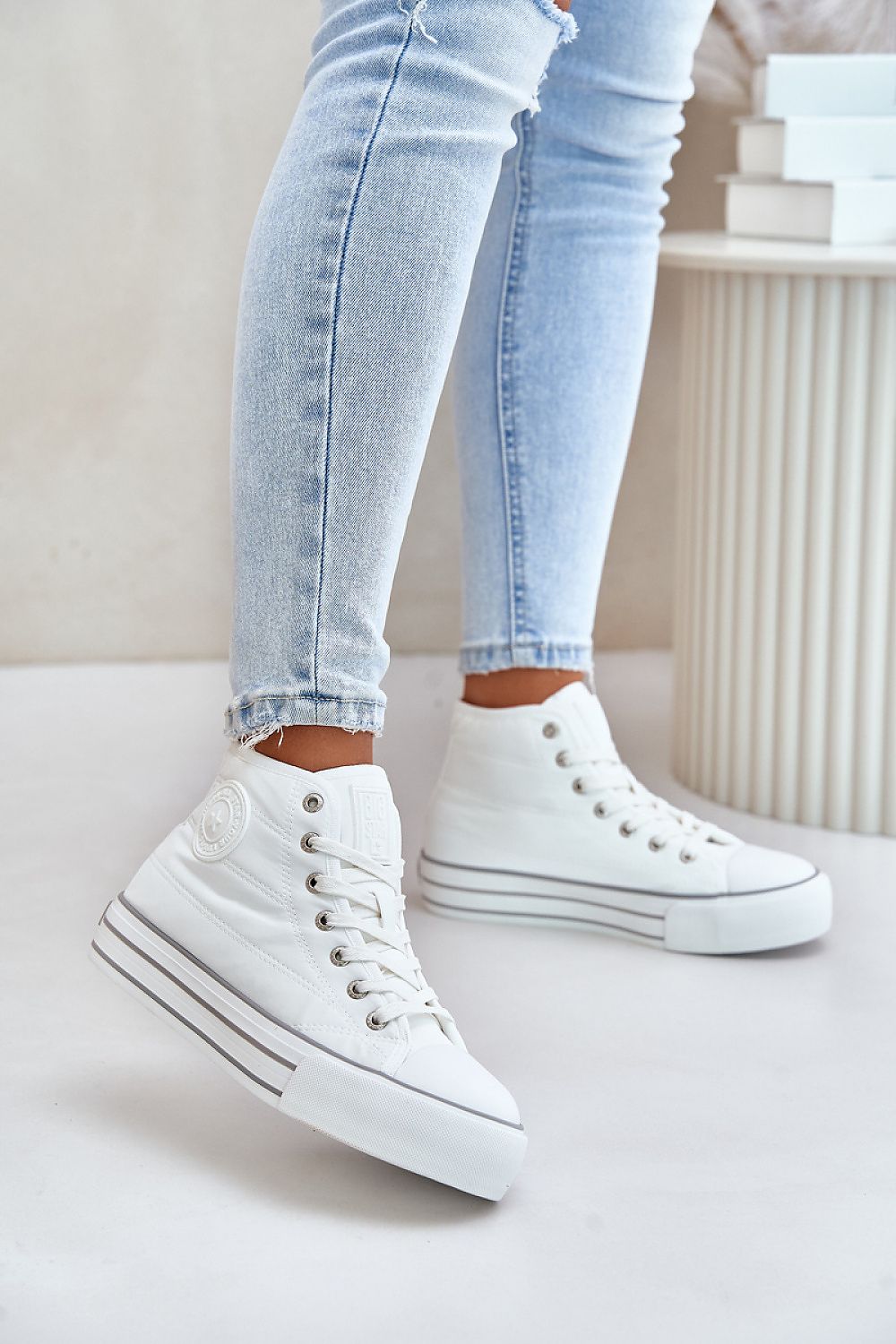  Tenisky na platformě model 201921 Step in style 