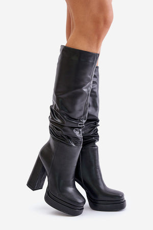  Kozačky na podpatku  model 202604 Step in style 