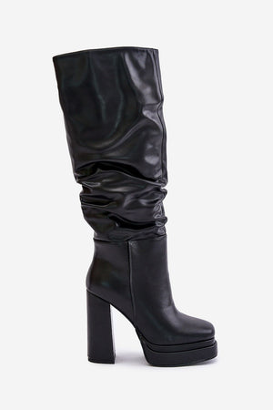  Kozačky na podpatku  model 202604 Step in style 