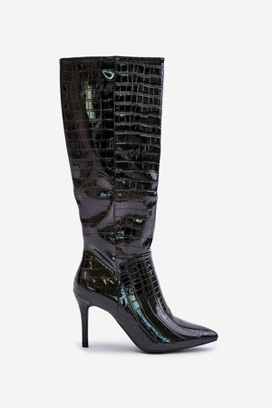  Kozačky na podpatku  model 202608 Step in style 