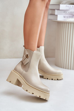 Boty na podpatku  model 202815 Step in style 