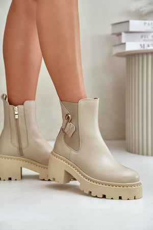  Boty na podpatku  model 202815 Step in style 