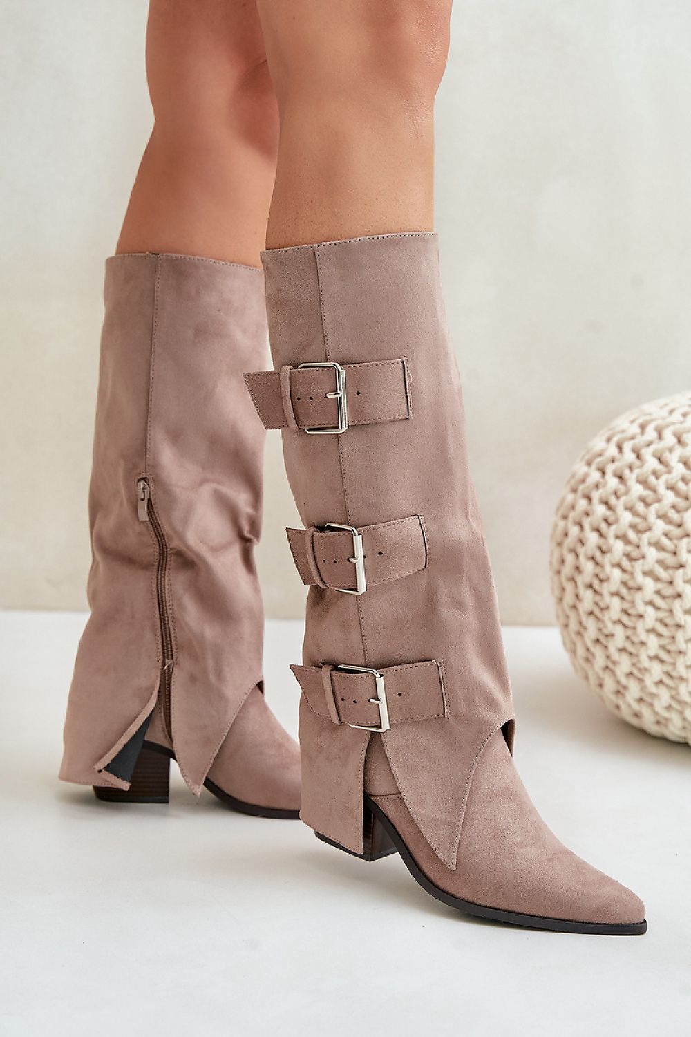  Kozačky na podpatku  model 203505 Step in style 