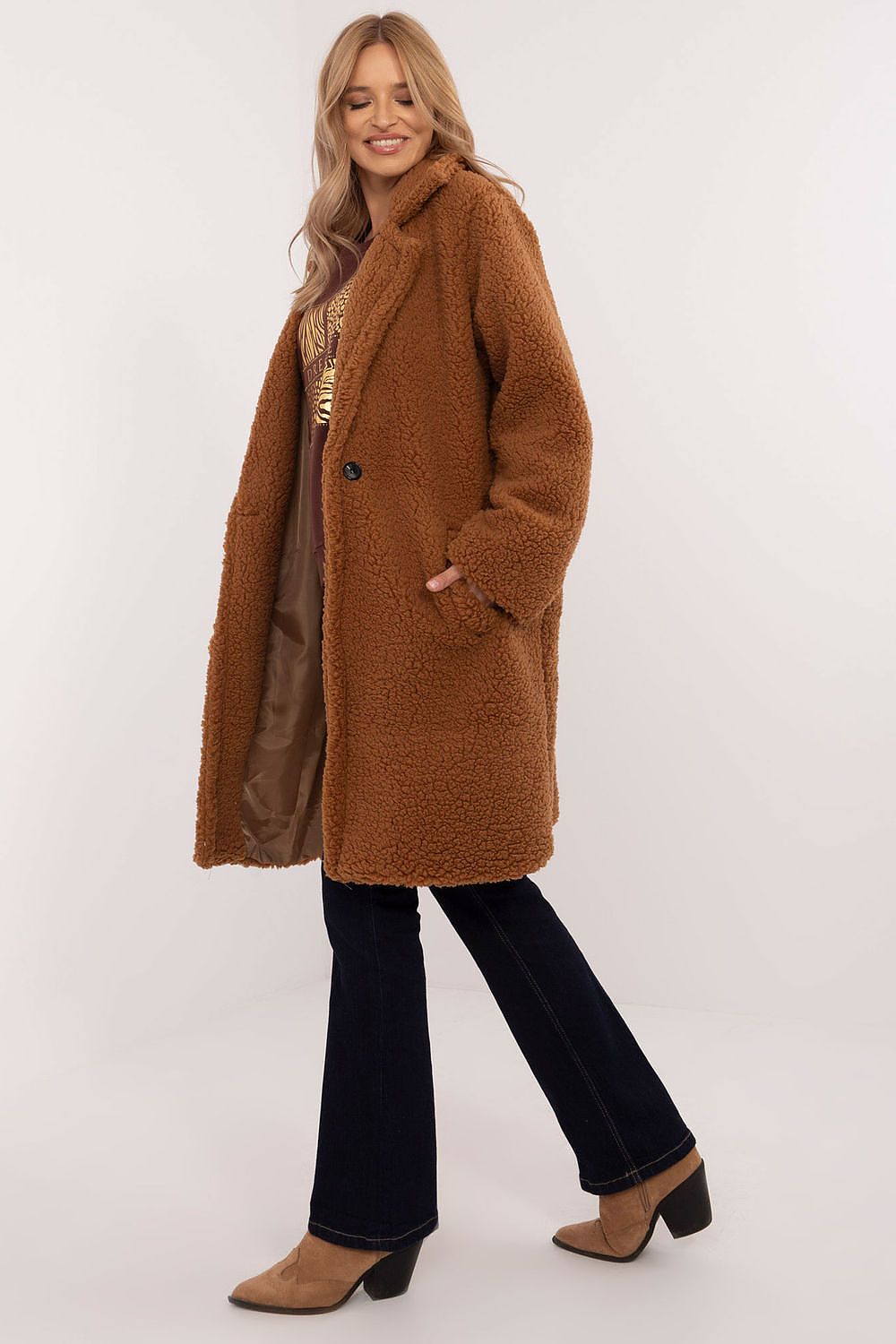  Plášť  model 203740 Italy Moda 