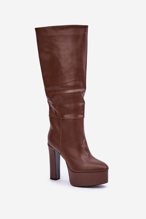  Kozačky na podpatku  model 204662 Step in style 