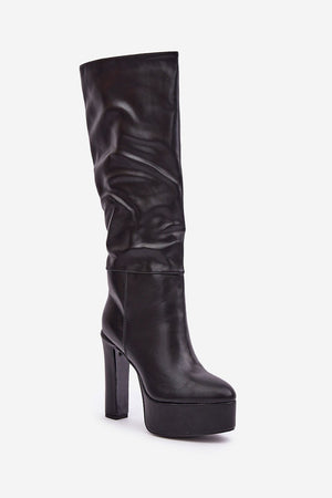  Kozačky na podpatku  model 204663 Step in style 