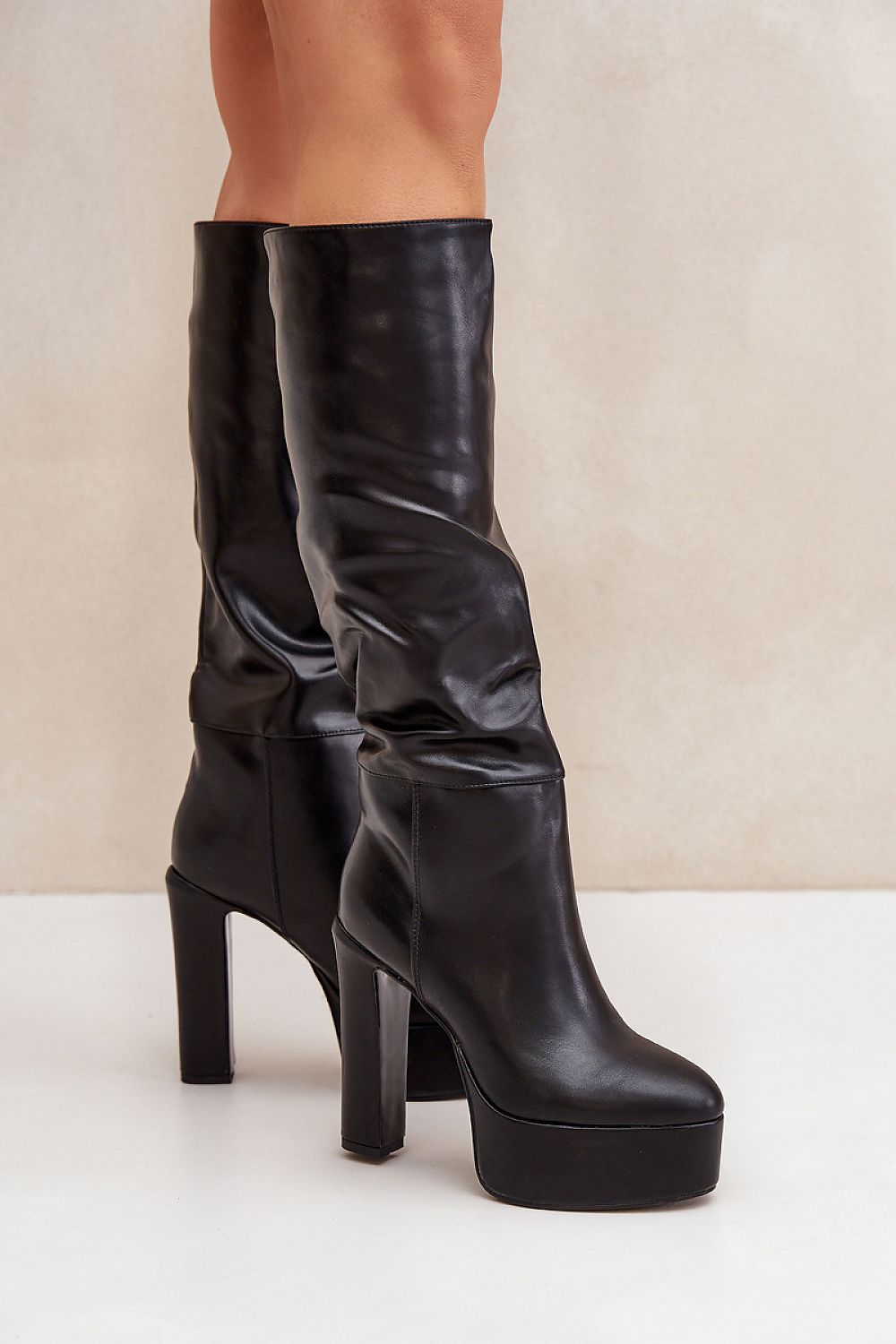  Kozačky na podpatku  model 204663 Step in style 
