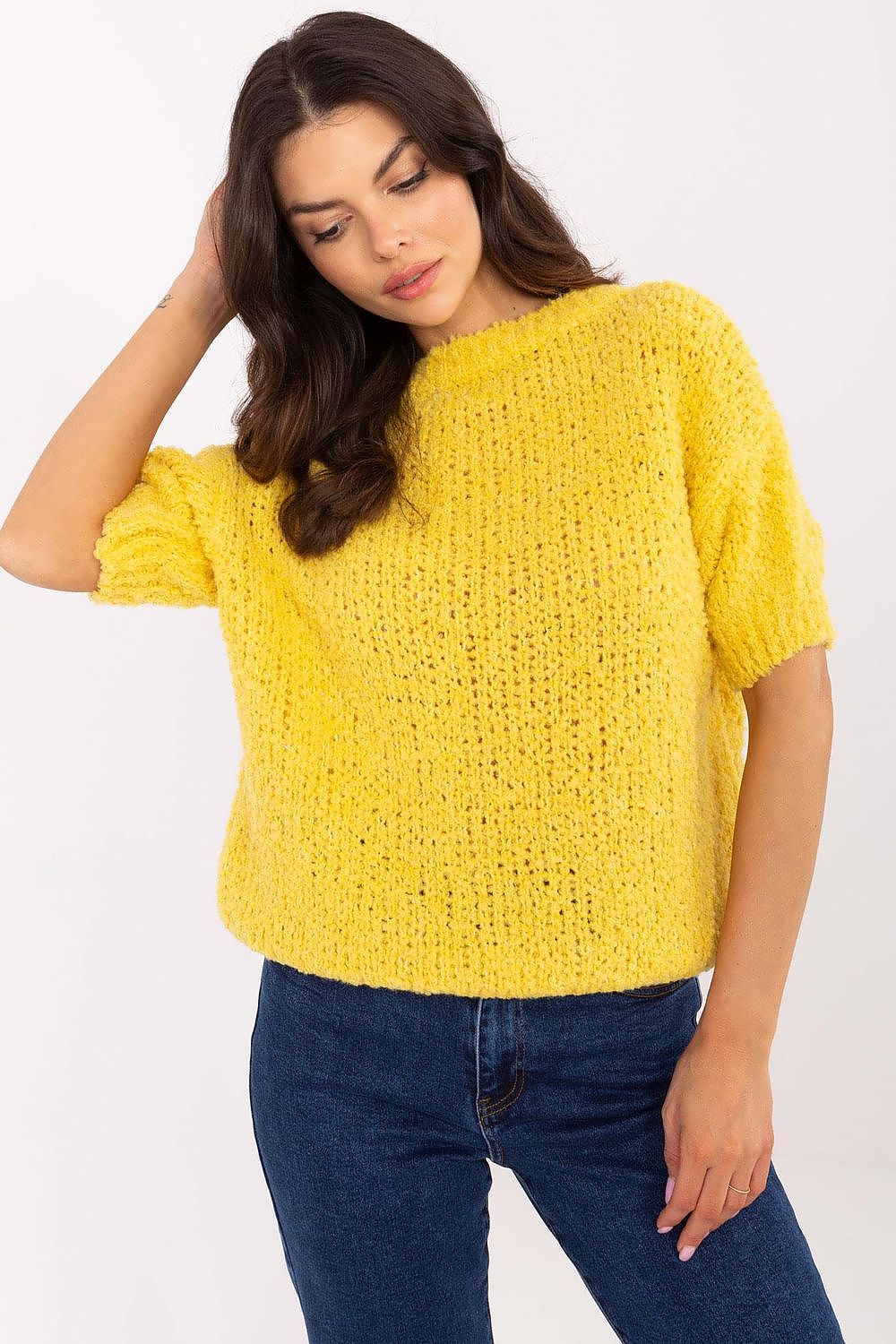  Svetr s krátkým rukávem  model 207600 Italy Moda 
