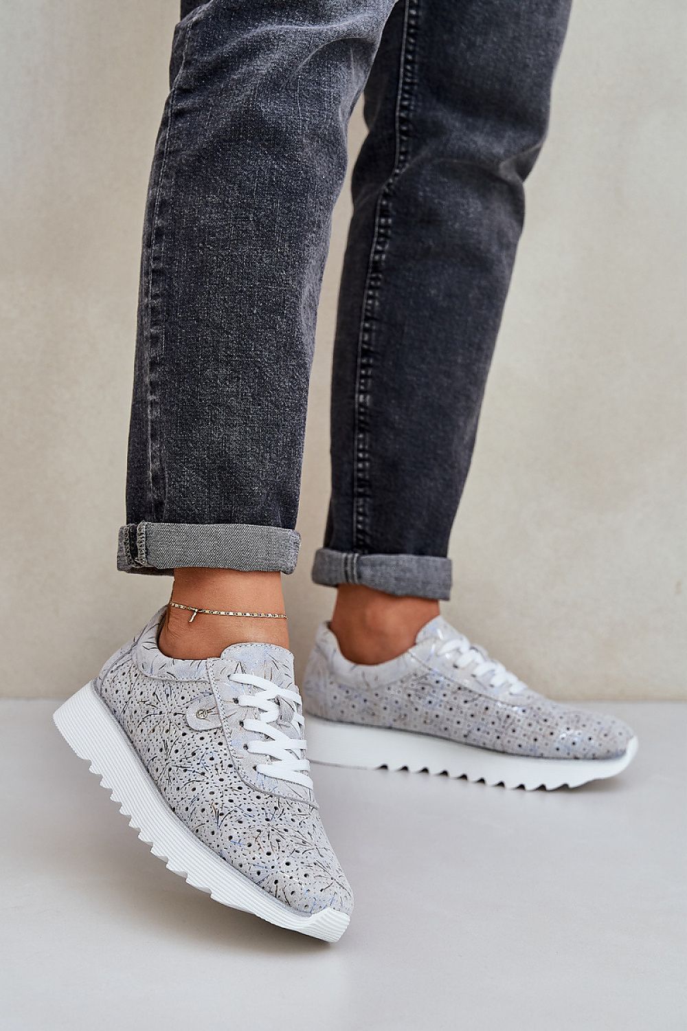  Sportovní boty na platformě model 209065 Step in style 