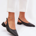  Sandály na podpatku  model 209432 Step in style 