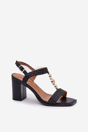  Sandály na podpatku  model 209920 Step in style 