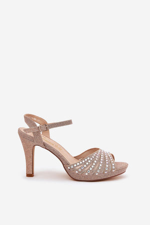  Sandály na podpatku  model 209927 Step in style 