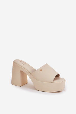  Klapky na podpatku model 209943 Step in style 