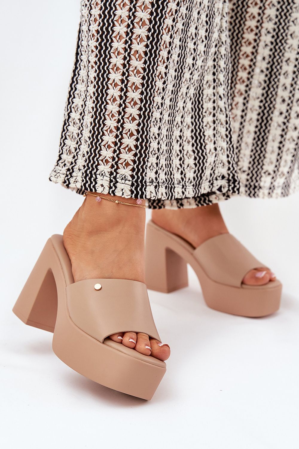  Klapky na podpatku model 209944 Step in style 